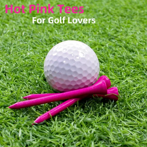 Miniatura 6 de MYKUJA Bamboo Golf Tees Wood Professional Multiple Colors Golf Tees 3-1/4,2-3/4,2-1/8 inch Pack of 50/100 Golf Tee in Package 100 camisetas