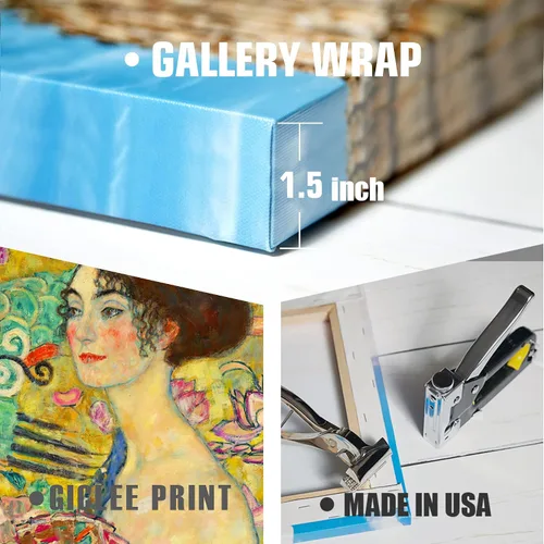 Miniatura 121 de A&T ARTWORK Campo de trigo con cipreses de Van Gogh Las reproducciones de arte clásico mundial, impresiones en lienzo giclée para decoración