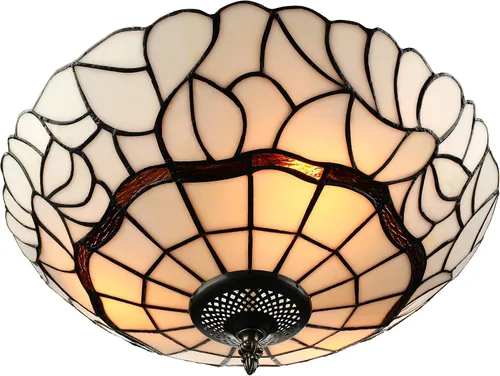 Miniatura 9 de RUNNUP - Lámpara de techo de cristal Tiffany, estilo retro, para iluminación de techo, instalación fija, atractiva decoración para cocina