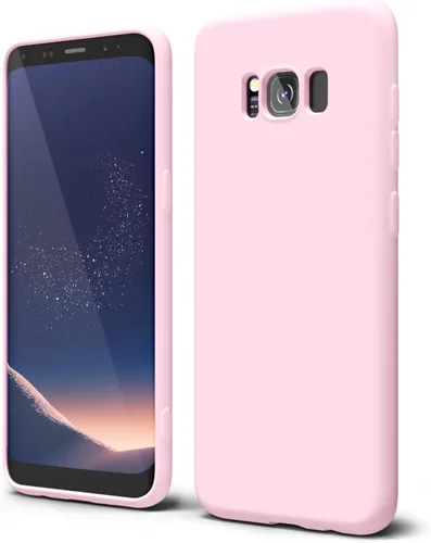 Miniatura 393 de oakxco Funda para teléfono Samsung Galaxy S21 Ultra con agarre de silicona líquida, bonita funda delgada y delgada de goma suave de TPU lisa