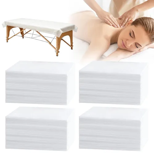 Miniatura 20 de Sábanas desechables de 31 x 71 pulgadas, gruesas, impermeables, de tela no tejida, para mesa de masaje, protector transpirable para terapia