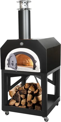 Miniatura 9 de Chicago Brick Oven Horno de pizza al aire libre de leña, horno de encimera CBO-500 con campana de vena de cobre Veta de cobre