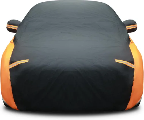 Miniatura 11 de Riakrum Funda completa impermeable para todo tipo de clima, para automóviles, resistente al viento, a la lluvia, protección UV, resistente a