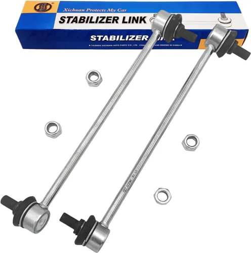 Miniatura 21 de K750523 Kit de enlace de extremo de barra estabilizadora de balancín delantera, 2 piezas, repuesto automotriz izquierdo derecho compatible