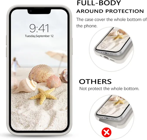 Miniatura 75 de GUAGUA Funda compatible con iPhone 17 Pro Max de 6.9 pulgadas, silicona líquida, goma de gel suave, delgada, forro de microfibra delgada