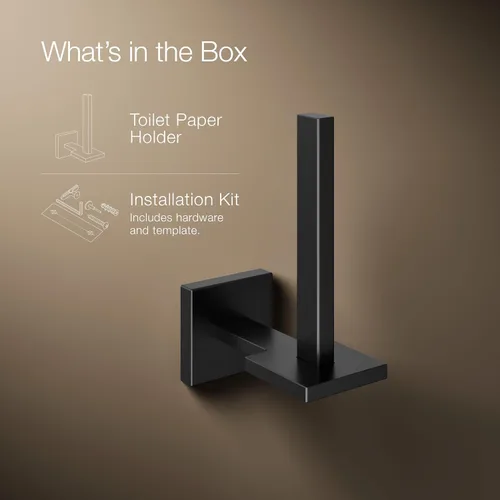 Miniatura 9 de KOHLER Soporte de papel higiénico vertical cuadrado