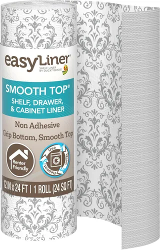 Miniatura 22 de Smooth Top EasyLiner para armarios y cajones - Fácil de instalar y cortar a medida - Papel para estantes y forro para cajones no adhesivo - Forro
