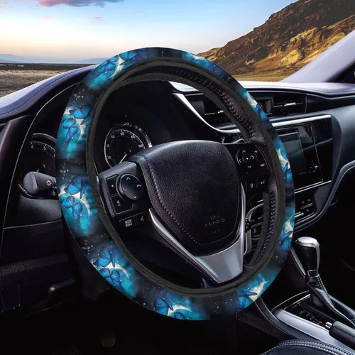 Miniatura 34 de Asian Dragon - Funda universal para volante de automóvil, accesorios interiores de automóvil, lavable, transpirable, funda para volante