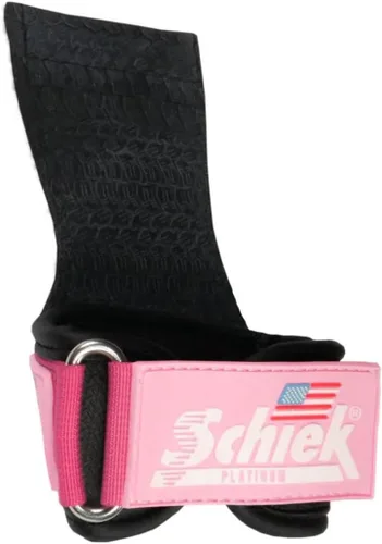 Miniatura 13 de Schiek Sports Model 1907 Platinum Edition Ultimate Grips - Correas de levantamiento de pesas 3 en 1, muñequeras y almohadillas de agarre, control