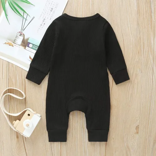 Miniatura 4 de Kuriozud Mameluco de una pieza para recién nacido, unisex, con botones, para bebé y niña