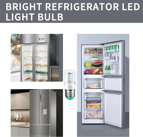 Miniatura 3 de Paquete de 2 bombillas LED D34L de repuesto para refrigerador de 3.5 W compatibles con congelador (110 V-240 V luz blanca) AP6278388 PS12364857