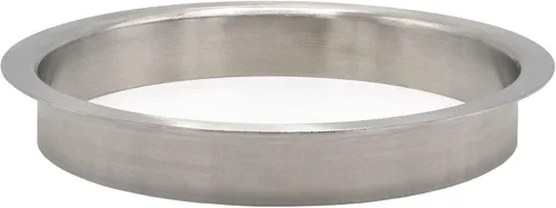 Miniatura 10 de Outwater Ojales de basura de acero inoxidable pulido 304 de 8 pulgadas (nominal) de diámetro x 2 pulgadas de alto para canaletas de basura