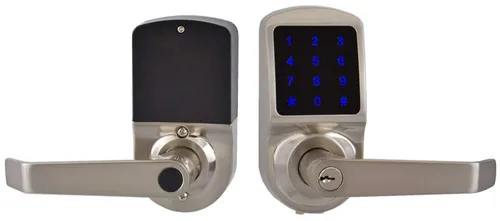 Miniatura 5 de SCYAN X3 - Cerradura inteligente para puerta de entrada sin llave, cerradura de manija SCYAN X3 con acceso de teclado para pantalla táctil, bloqueo