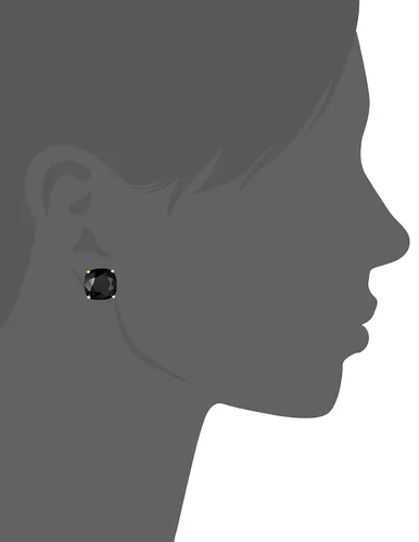 Miniatura 2 de Kate Spade New York "Essentials" aros colgantes con diseño de cuadrado pequeño