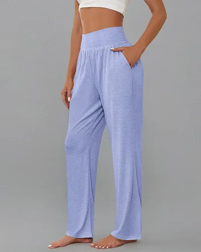 Miniatura 136 de Neer - Conjunto de 3 pantalones de yoga de pierna ancha para mujer - Pantalones deportivos cómodos, holgados, de cintura alta y casuales