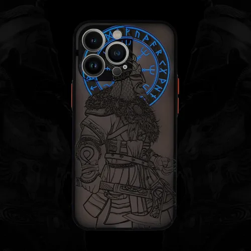 Miniatura 20 de Cool Gladiator - Funda para teléfono con relieve 3D, compatible con iPhone 7/8/SE, transparente esmerilado y moderno