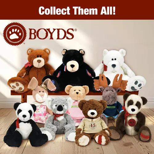 Miniatura 6 de Enesco Boyds Bears Emma Boydsley - Oso de peluche de 45 aniversario, peluche suave coleccionable de alta calidad para edades de 1 en adelante