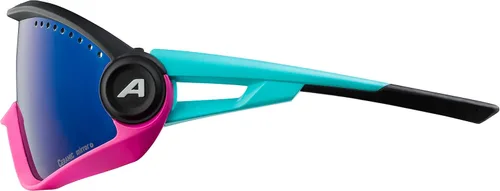 Miniatura 4 de ALPINA Gafas de sol deportivas con 100% protección UV para hombres y mujeres, para ciclismo, correr, protección lateral extraíble, 5W1NG