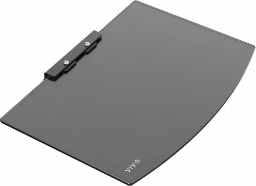 VIVO, estante flotante de vidrio templado de pared para reproductor de DVD, audio, consolas de videojuegos, dispositivos de transmisión (MOUNT-SF011)