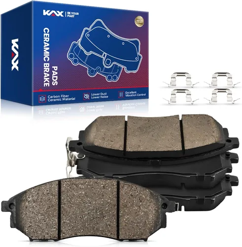 Miniatura 12 de KAX Pastillas de freno D369 Pastillas de freno delanteras de cerámica para C1500 1988-1999, K1500 1988-1999, Ram 1500 1994-1999, K2500 1988-2000