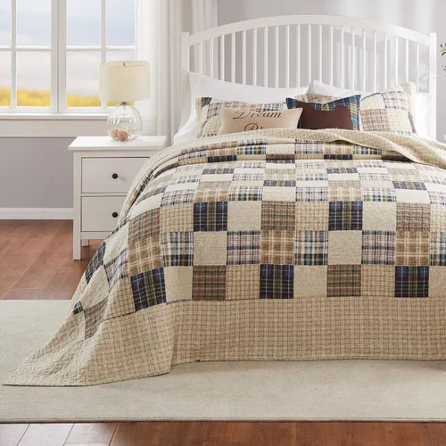 Miniatura 8 de Greenland Home - Juego de edredón Oxford de 2 piezas, individual, multicolor
