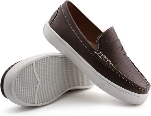 Miniatura 5 de starmerx Zapatos de vestir para niños mocasines casuales sin cordones unisex para niños