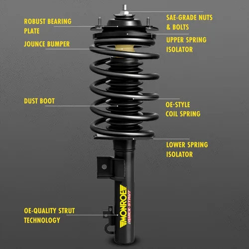 Miniatura 7 de Monroe Quick-Strut 139104 Conjunto de puntal de suspensión y resorte helicoidal para Chevrolet Tahoe