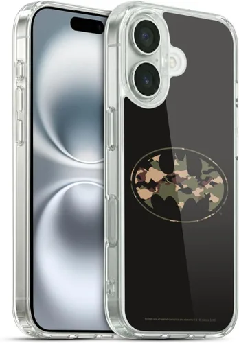 Miniatura 314 de Head Case Designs Funda de gel con licencia oficial de Batman DC Comics Bat Signal Logos [protección de grado militar] compatible con Apple iPhone 7