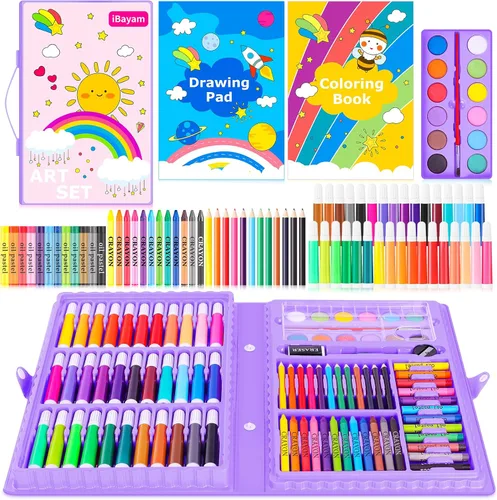 Miniatura 6 de iBayam Suministros de Arte, paquete de 149 piezas, kit de dibujo, juego de arte de pintura, kit de arte, caja de regalo, artes y manualidades