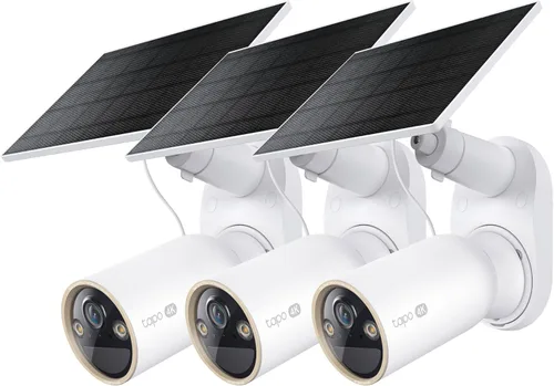 Miniatura 16 de Tapo TP-Link Tapo SolarCam C402 Kit, cámara solar para exteriores con batería y base de panel solar, inalámbrica, 1080P, detección gratuita de Blanco