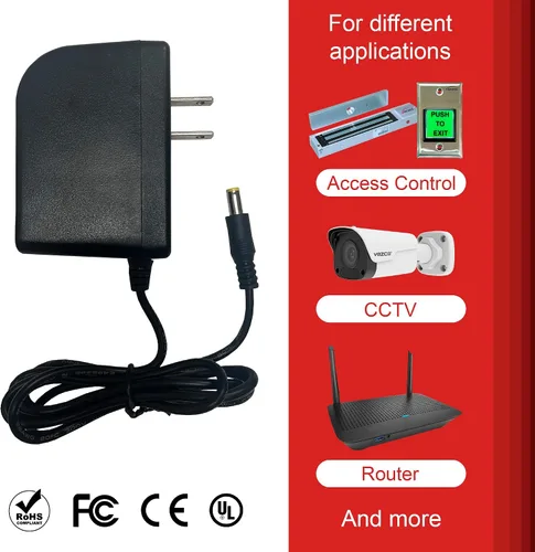 Miniatura 3 de Adaptador de fuente de alimentación AC DC 12V 2AMP Transformador 12 voltios 2000mA UL Visionis VIS-CP200