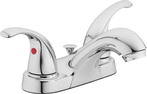 Aqua Vista 15-B42WP-CH-AV Grifo de fregadero de baño de dos asas, cromo pulido