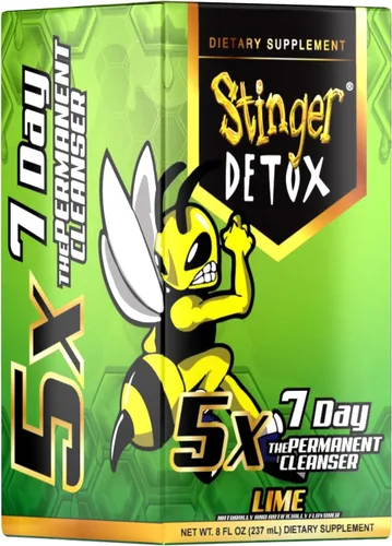 Miniatura 5 de Stinger Detox 5X 7-Día Fuerza Extra Permanente Bebida – Sabor Lima – 8 FL OZ