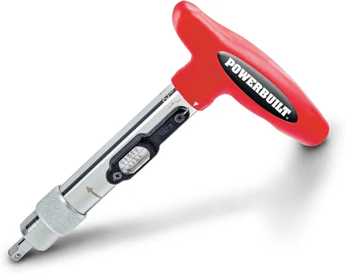 Miniatura 9 de Powerbuilt Llave dinamométrica de transmisión de 1/2 pulgada con viga deflectora, rango de torque exacto de 20 a 220 libras-pie, medición precisa