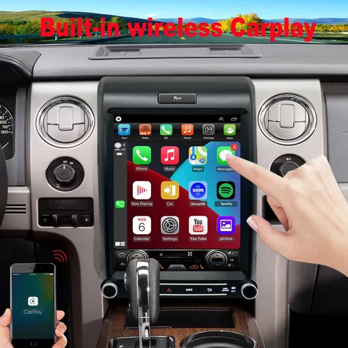 Miniatura 4 de Para Ford F150 Radio Upgrade, Fit 2013 2014, reemplazo estéreo Android, pantalla táctil de 12.1 pulgadas, CPU de 8 núcleos, soporte Carplay