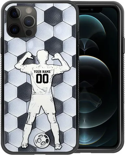 Miniatura 8 de DAIZAG Funda compatible con iPhone 13, funda deportiva personalizada para hombres y niños, regalo de béisbol con número de nombre personalizado