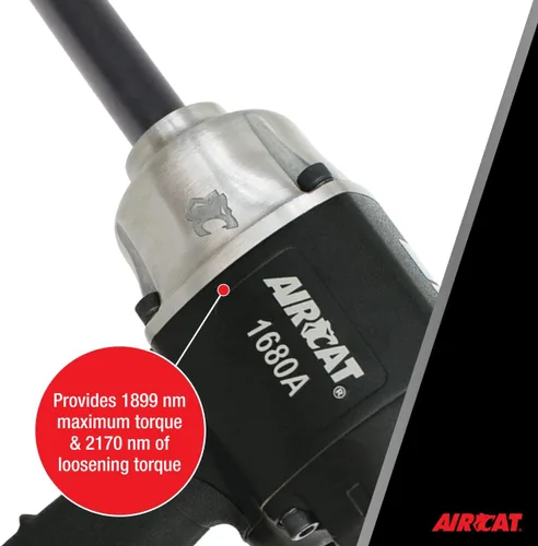 Miniatura 3 de AIRCAT Impacto extendido Xtreme Duty de 3/4 pulgadas x 6 pulgadas (1680-A-6), negro, mediano