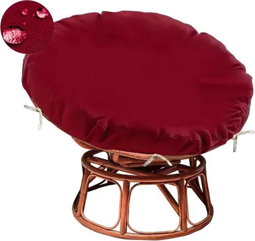 Miniatura 10 de Sqodok Papasan - Fundas de cojín de 50 pulgadas de tela de pana para interiores, lavables a máquina, con cremallera y correas