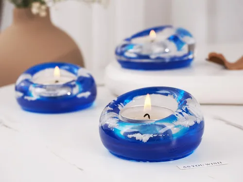 Miniatura 3 de Konrisa Moldes de silicona para velas de cera de soja para hacer velas, moldes de jabón hechos a mano, moldes de silicona para velas, juego de 3