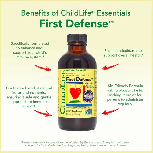 Miniatura 5 de Childlife 3 Pack Soporte Inmunitario: Primera Defensa, Vitamina C, Echinacea