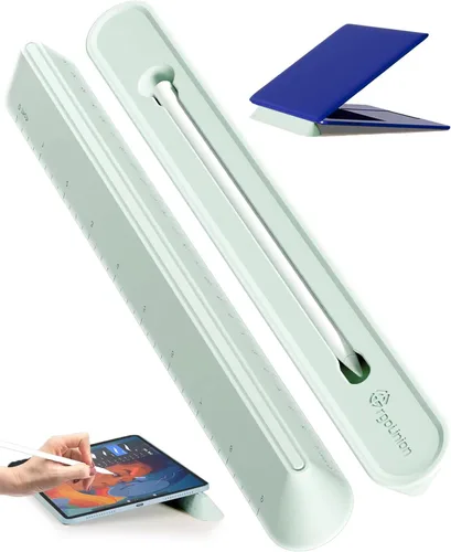 Miniatura 8 de ergounion Soporte para laptop de silicona 3 en 1, elevador de teclado para escritura ergonómica/lectura, soporte de enfriamiento portátil