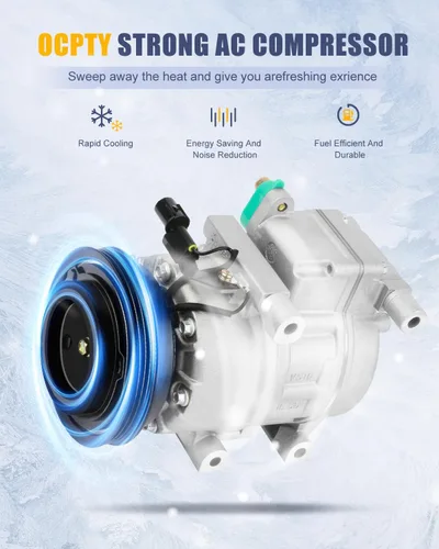 Miniatura 2 de OCPTY Compresor de aire acondicionado para Dodge Attitude 1.6L para Hyundai Accent 1.6L 2006-2012