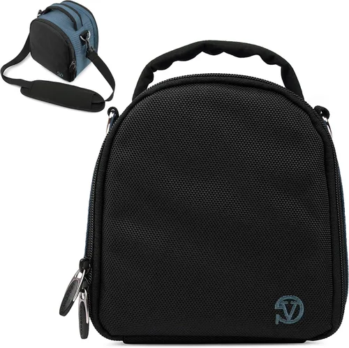 VanGoddy Laurel - Funda de transporte para cámara Canon EOS, RP, R, Rebel DSLR, Full Frame y cámaras sin espejo Azul marino