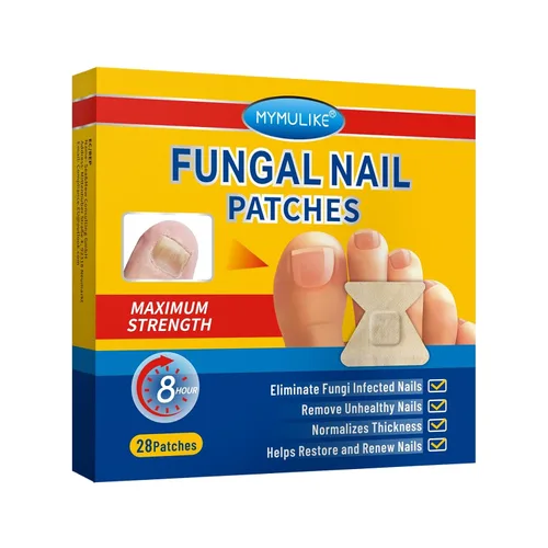 Miniatura 9 de MYMULIKE Parches de reparación de uñas extra fuertes, 28 unidades, reparación de uñas para uñas dañadas, parches de renovación de uñas nocturnas