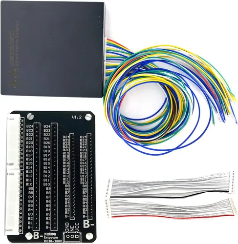 Ecualizador activo 4A 1mv Precision 8S 10S 14S 16S 20S 22S 24S 24V 48V Li-on Lifepo4 LTO batería de litio condensador balanceador con adaptador de