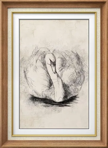 Miniatura 44 de SIGNWIN Arte de marco de alta calidad, elegante, vintage, ilustraciones de dibujo de árbol, arte fino, arte tradicional icónico para sala de estar