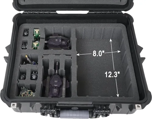 Miniatura 4 de Case Club 184 Miniature Figurine Hard Shell Carrying Case - Fits Warhammer 40k, DND, Battletech, Citadel & More! This Tabletop Army Travel & Storage
