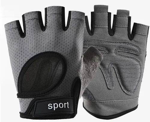 Miniatura 11 de INOGIH Guantes de gimnasio ligeros y transpirables sin dedos para mujer, guantes de entrenamiento para ejercicio y crossfit