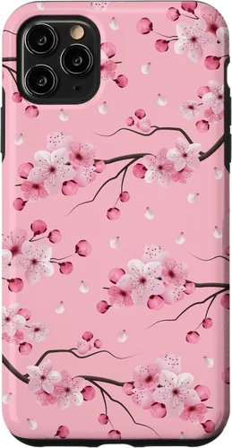 Miniatura 13 de Japanese Cherry Blossom Floral Flower Pattern Pastel Pink Case for iPhone 17