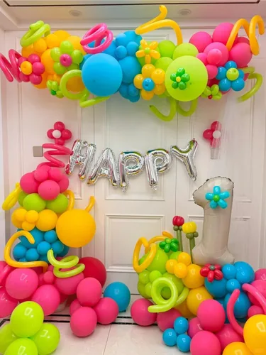 Miniatura 7 de 260 globos negros, 100 globos largos para construir arcos de globos, globo de látex delgado para modelar guirnaldas de animales y decoraciones